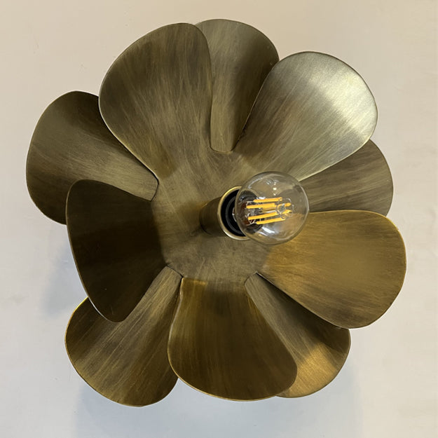 Apliqué hierro óxido antiguo Ø30 cm E14 - MFAP0001