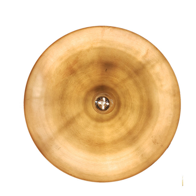 Apliqué hierro óxido antiguo Ø40 cm E27 - MFAP0002