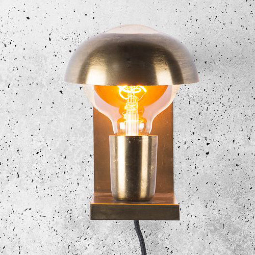 Apliqué metal bronce Ø8x12 cm E27 - MFAP0003