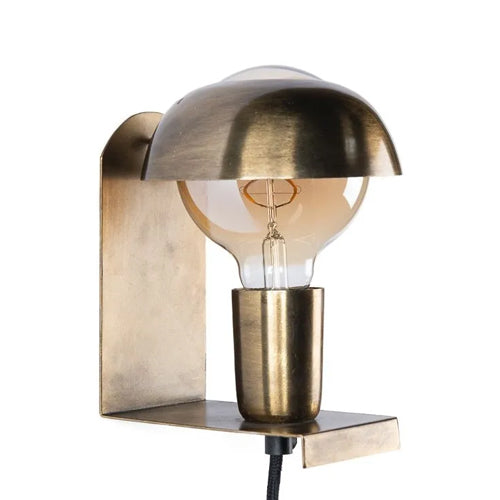 Apliqué metal bronce Ø8x12 cm E27 - MFAP0003