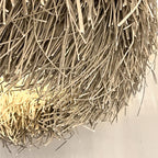 Lámpara colgante fibra natural Ø40x50 cm E27 - MFLC0016