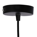Baldequin metal negro  Mediano Ø10x2,0 cm 1 luz - MKRP0008