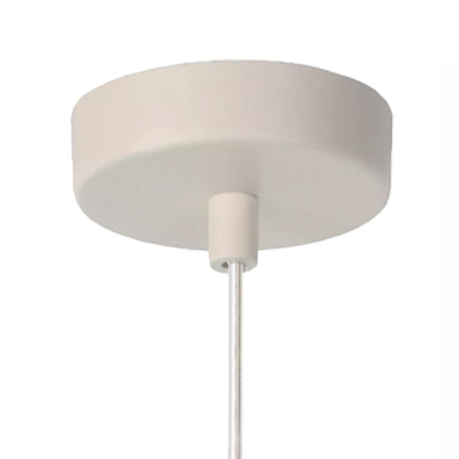 Baldequin metal Blanco Ø12x2,0 cm 1 luz - MKRP0007