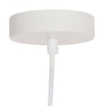 Baldequin metal Blanco Ø12x2,0 cm 1 luz - MKRP0007