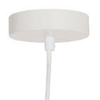 Baldequin metal Blanco Ø12x2,0 cm 1 luz - MKRP0007