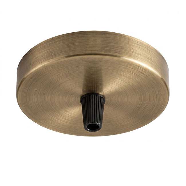 Baldequin metal Bronce mediano Ø10x2,0 cm 1 luz - MKRP0011