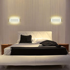 Apliqué aluminio blanco exterior interior IP65 30x8 cm LED 10W - MUAP0033