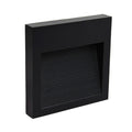 Apliqué aluminio negro exterior IP65 12x12 cm LED 6W - MUAP0031