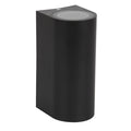 Foco negro bidireccional pvc 6,8x8x15,2 cm 2 luces GU10 - GLAP0001