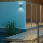 Foco negro bidireccional pvc 6,8x8x15,2 cm 2 luces GU10 - GLAP0001
