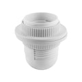Portalámpara blanco con anillo E27 - MUCO0006