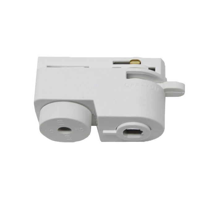 Adaptador de riel monofásico blanco - MUCO0009