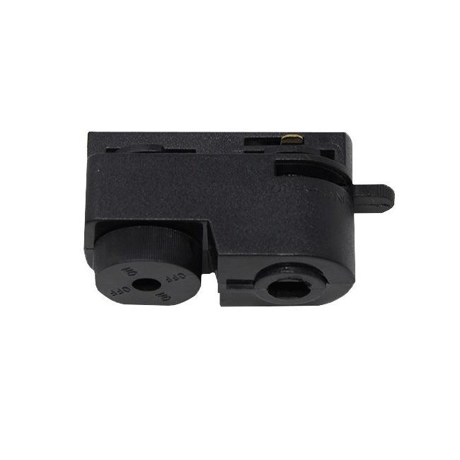 Adaptador de riel monofásico negro - MUCO0010