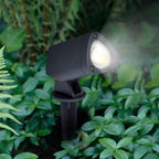 Estaca jardín aluminio gris IP65 4,5x21,2 cm LED 3W - MUES0002