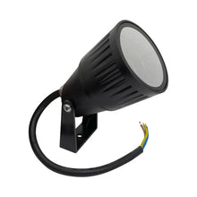 Cargar imagen en el visor de la galería, Estaca jardín vidrio templado negro IP65 Ø6.7x28.8 cm GU10 - MUES0007
