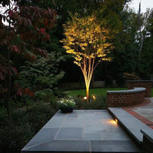 Cargar imagen en el visor de la galería, Estaca jardín vidrio templado negro IP65 Ø6.7x28.8 cm GU10 - MUES0007
