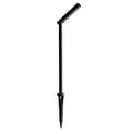 Estaca jardín slim telescópica negro Ø24x67,8 cm IP65 4,5W LED - MUES0009