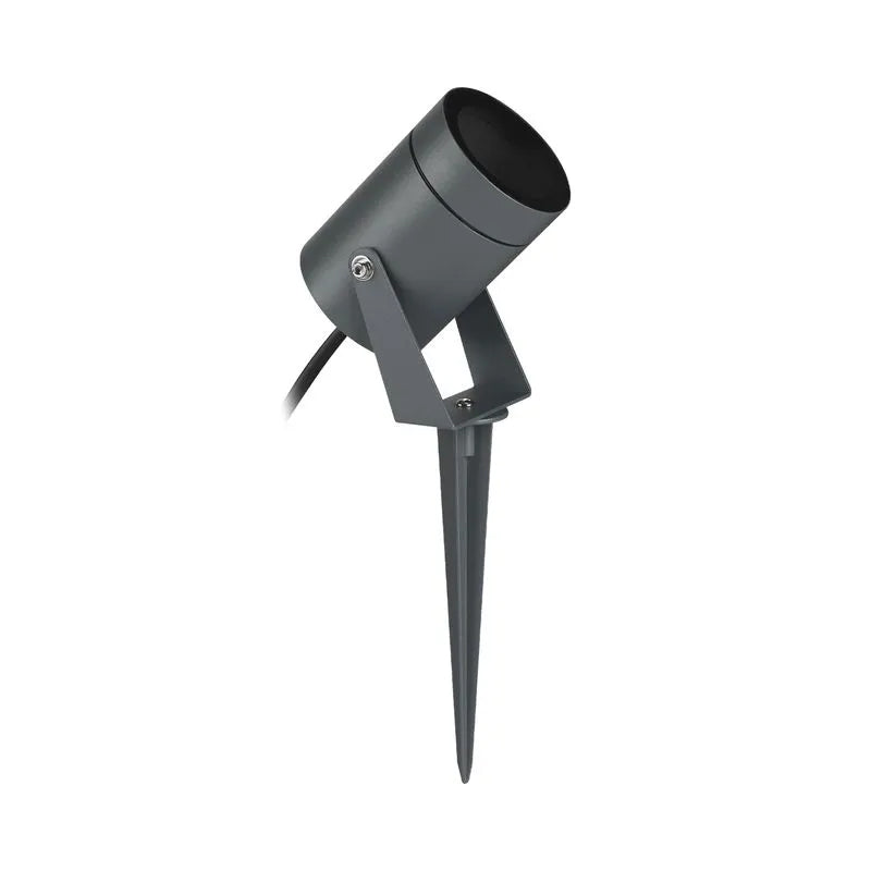 Estaca jardín aluminio antracita malla antideslumbrante Ø7,8x24,8 cm  GU10 - MUES0010