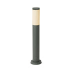 Farol exterior acero inoxidable antracita Ø7,6 cm IP65 cm E27 - MUFA0003