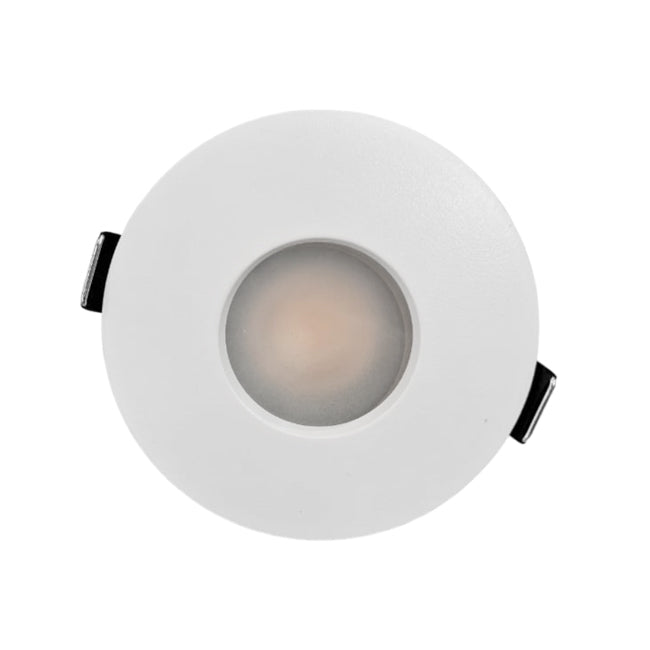 Foco embutido aluminio blanco corte Ø 7cm GU10 IP44 - MUFO0031