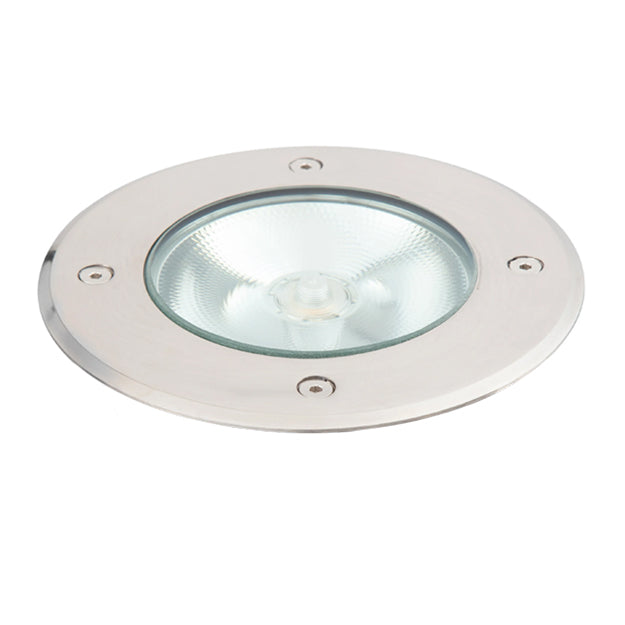 Foco acero inoxidable piso exterior 18W 3000K IP65 - MUFO0062
