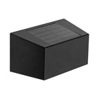 Foco sobrepuesto exterior plástico negro solar pack 2 unidades 10x5 cm IP54 LED 0,5W - MUFO0101
