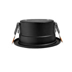 Foco embutido retraído aluminio negro Ø9x4,3 cm LED 7W IP44 - MUFO0127