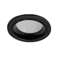 Foco embutido retraído aluminio negro Ø9x4,3 cm LED 7W IP44 - MUFO0127