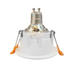 Foco embutido retraído metal blanco Ø9 cm GU10 - MUFO0128