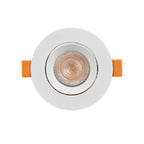 Foco embutido aluminio blanco Ø 9cm GU10 - MUFO0129