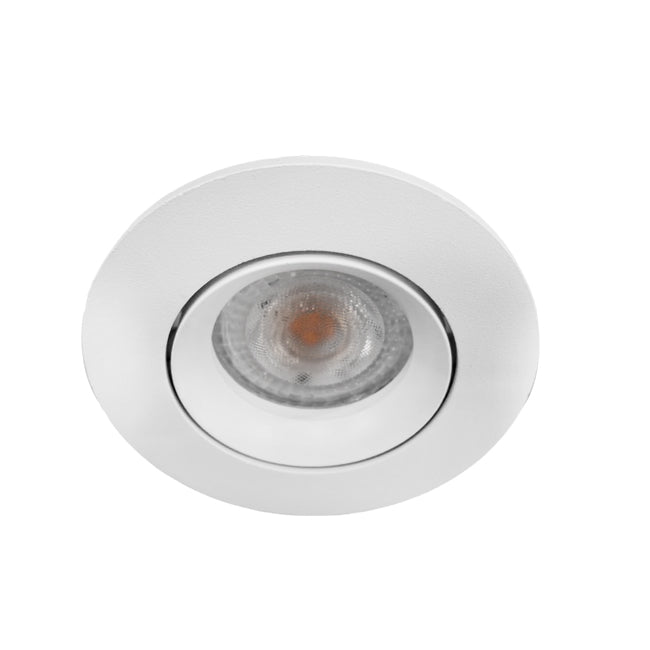 Foco embutido aluminio blanco Ø 9cm GU10 - MUFO0129