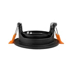 Foco embutido aluminio negro Ø 9cm GU10 - MUFO0130