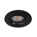 Foco embutido aluminio negro Ø 9cm GU10 - MUFO0130