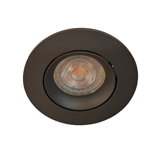 Foco embutido aluminio gris Ø 9 cm GU10 - MUFO0131