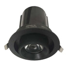 Foco embutido extraible aluminio negro 11 cm 12W LED - MUFO0134