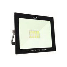 Cargar imagen en el visor de la galería, Proyector de área aluminio vidrio negro exterior IP66  14x12cm  LED 30 W - MUFO0132
