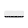 Foco sobrepuesto blanco interior negro0 LED 10W 13.5cm 3000K IP40 - MUFO0136