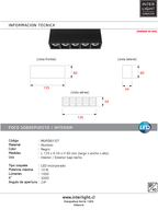 Foco sobrepuesto Negro LED 10W 13.5cm 3000K IP40 - MUFO0137