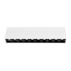 Foco sobrepuesto blanco interior negro LED 20W 26,8 cm 3000K IP40 - MUFO0138