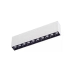 Foco sobrepuesto blanco interior negro LED 20W 26,8 cm 3000K IP40 - MUFO0138