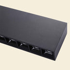 Foco sobrepuesto Negro LED 10W 13.5cm 3000K IP40 - MUFO0137