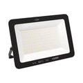 Proyector de área aluminio vidrio negro exterior IP65  26x19 cm  LED 100W - MUFO0142