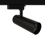 Foco riel metal negro Ø 6x19,6 cm LED 15W 3000K-4000K-6000K- MUFO0143