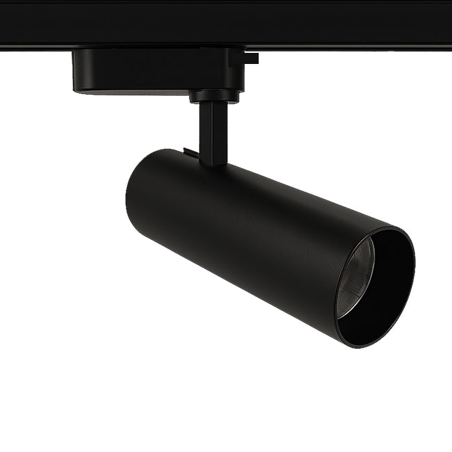 Foco riel metal negro Ø 6x19,6 cm LED 15W 3000K-4000K-6000K- MUFO0143
