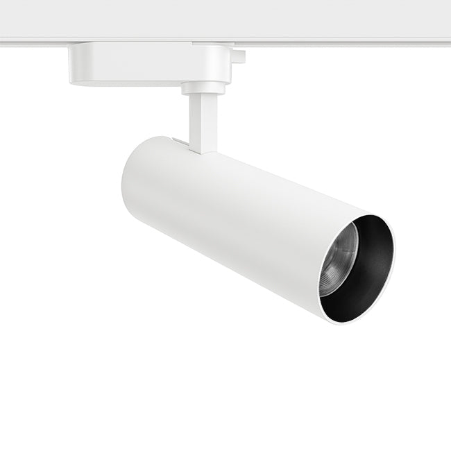 Foco riel metal blanco Ø 5,5x19,6 cm LED 15W- 3000K-4000K-6000K - MUFO0144