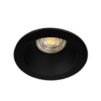 Foco aluminio negro óptica profunda Ø9.2x3.5 cm GU10 - MUFO0147