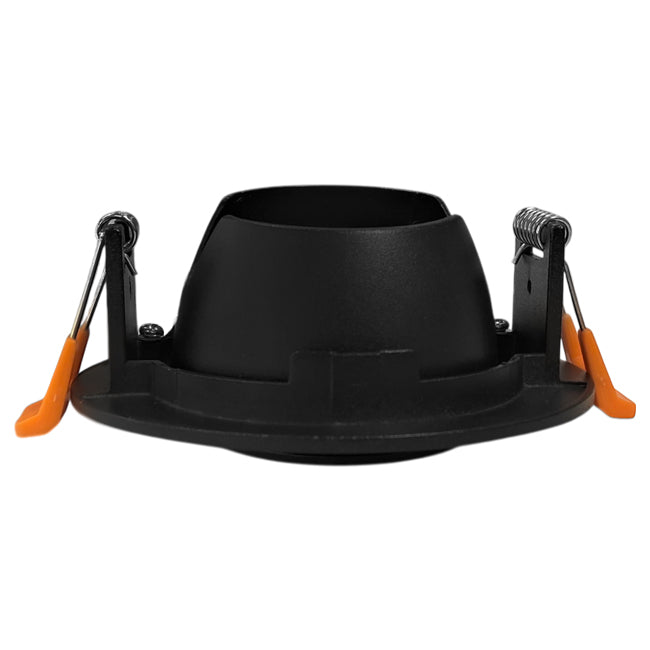Foco orientable aluminio negro Ø10x4.5 cm  GU10  - MUFO0149