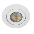 Foco orientable aluminio blanco Ø10x4.5 cm  GU10 - MUFO0150