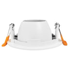 Foco orientable aluminio blanco Ø10x4.5 cm  GU10 - MUFO0150