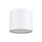Foco sobrepuesto aluminio blanco Ø8,3x7 cm IP44 GX53 - MUFO0151